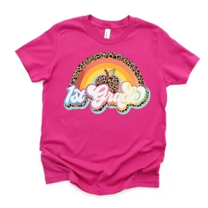 1st Grade Shirt For Girl Pink Tshirt