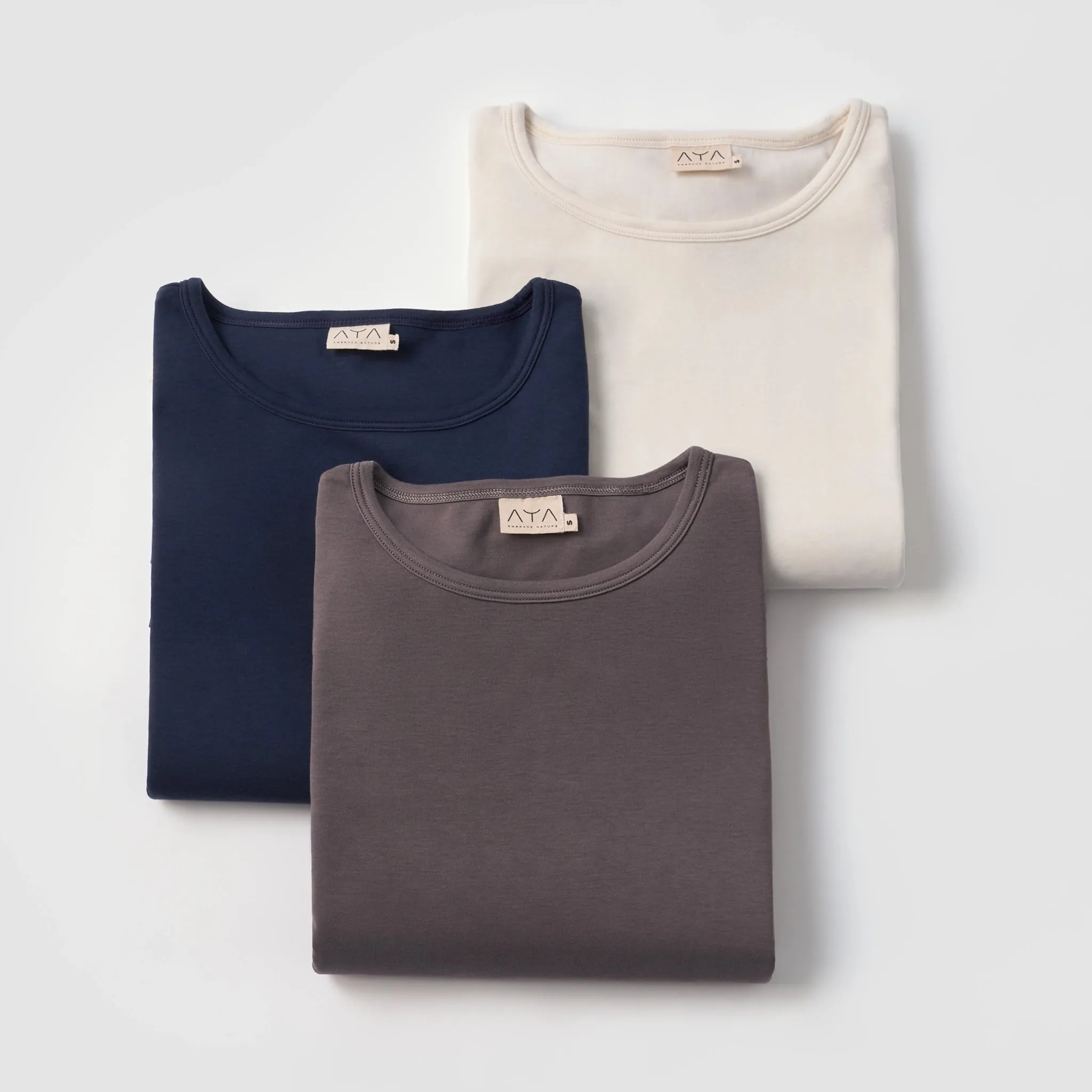 3 Pack - Women's Organic Pima Cotton T-Shirts