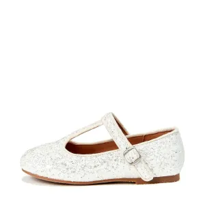 Abigail Glitter White