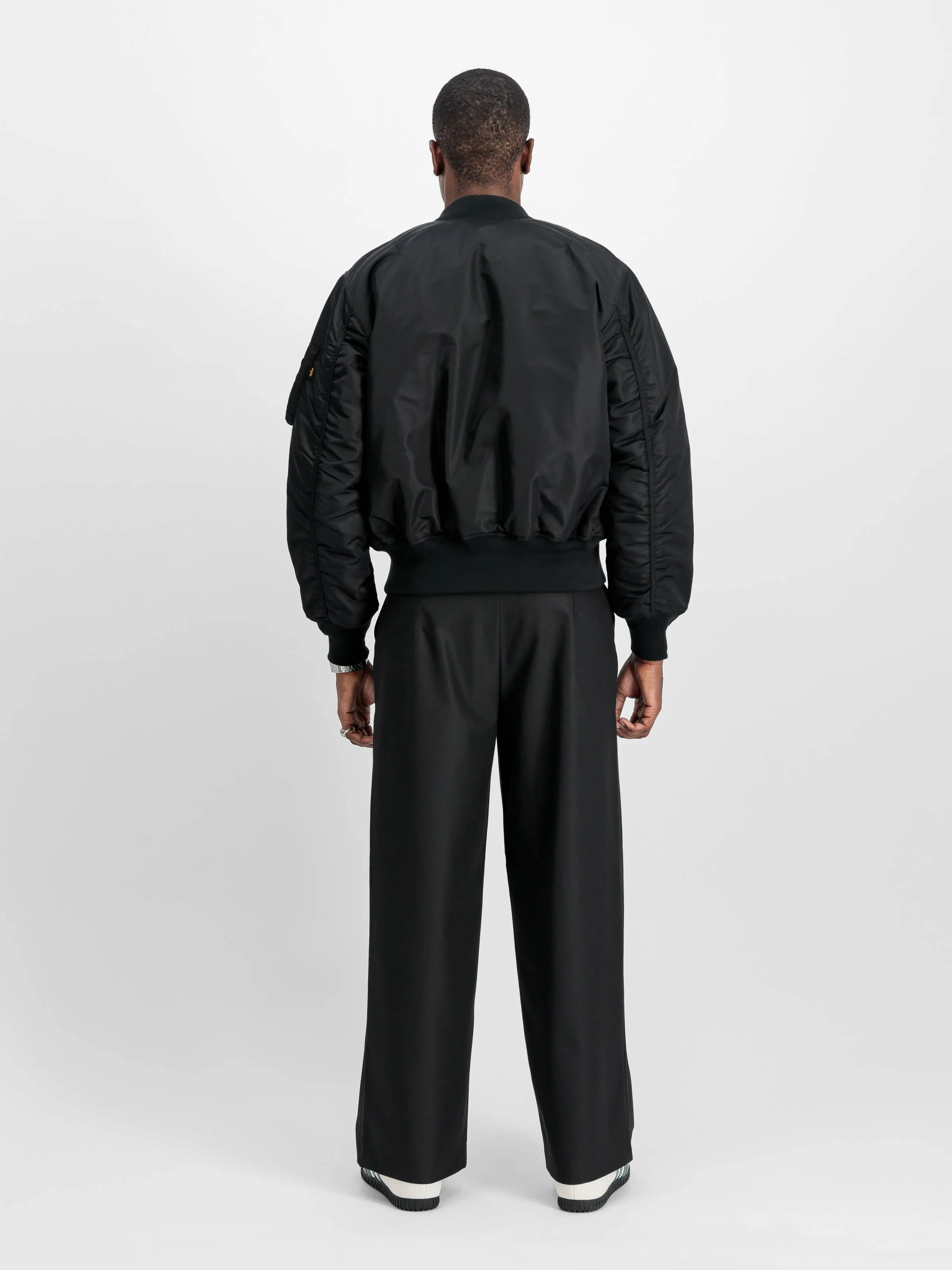 Alpha Industries Bomber Over Nylon Reversibile Nero Uomo