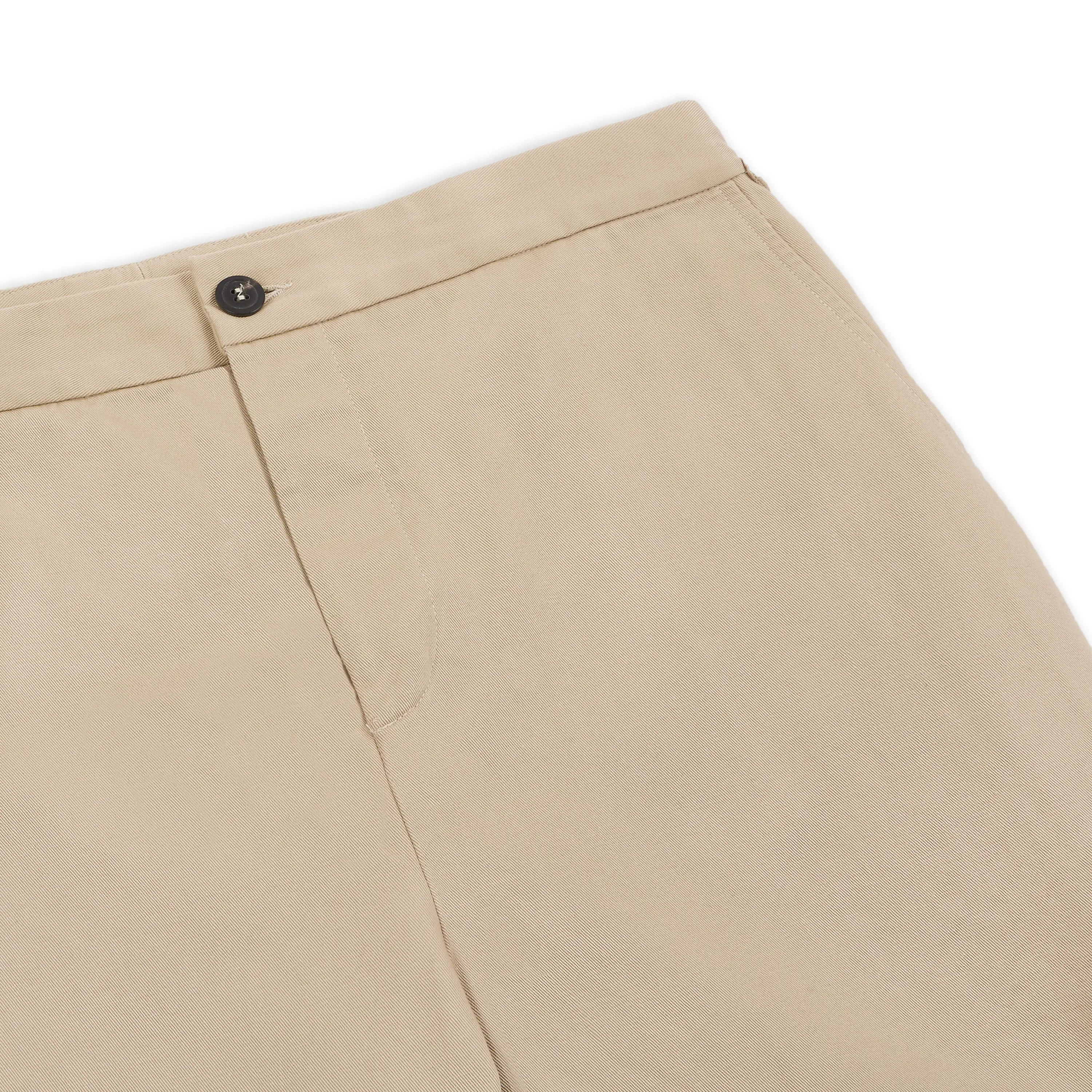 Alvise Japanese Trouser - Gabardine Biscuit