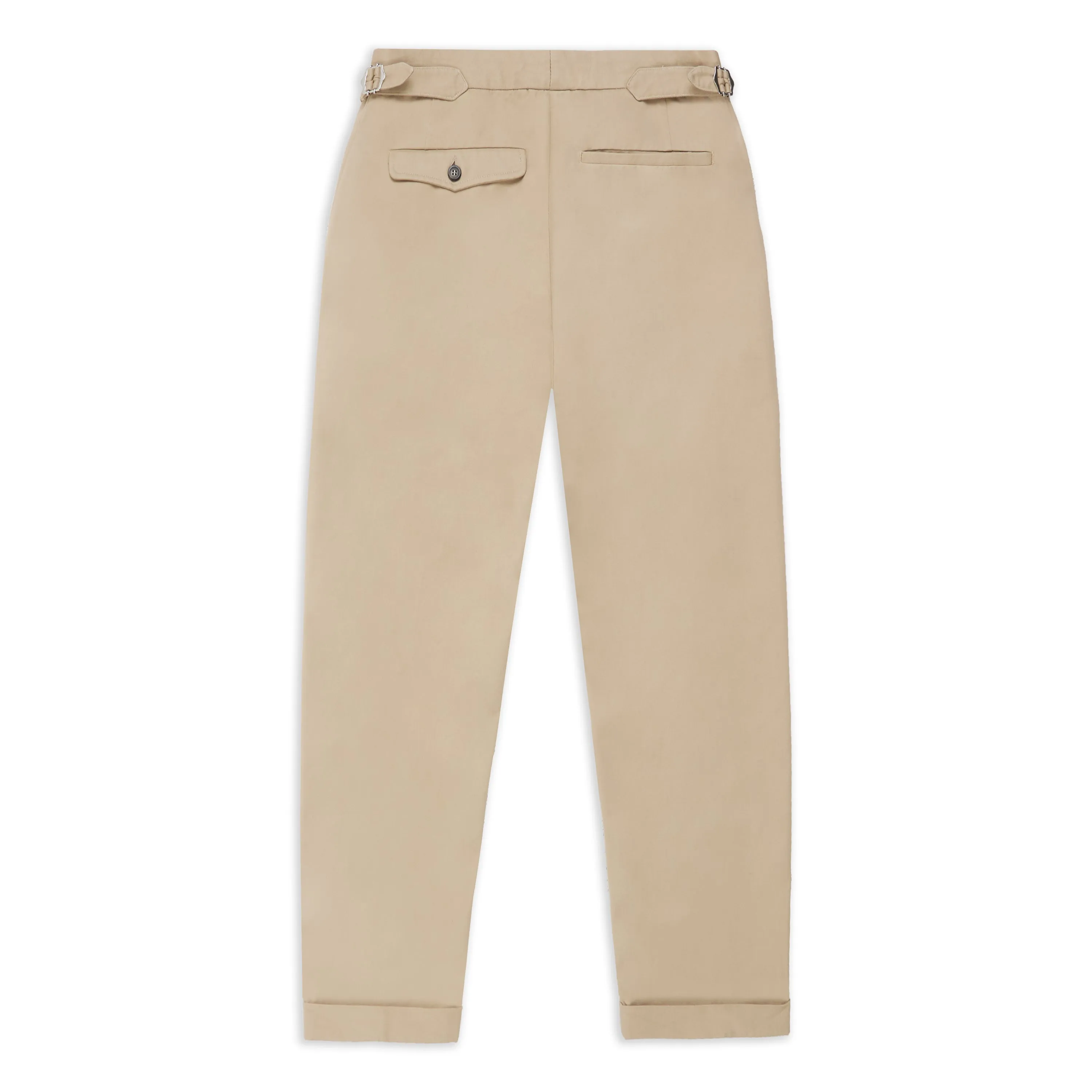 Alvise Japanese Trouser - Gabardine Biscuit