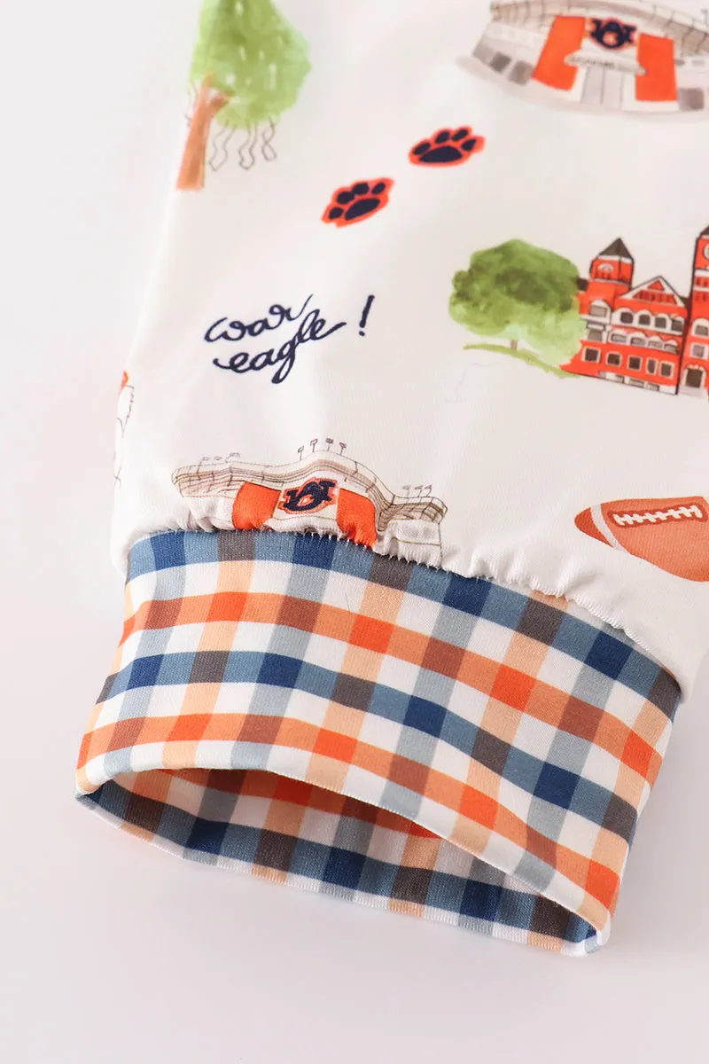 Auburn football tiger boy pajamas set