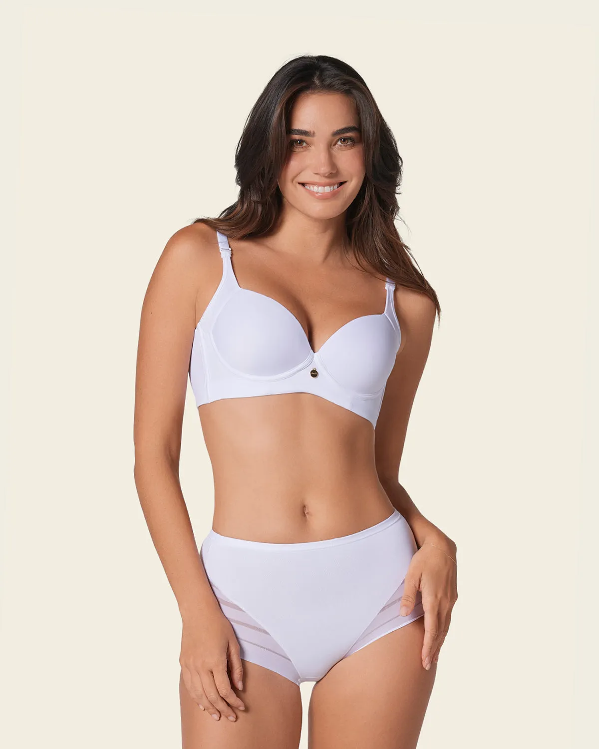 Back Smoothing Bra with Soft Full Coverage Cups