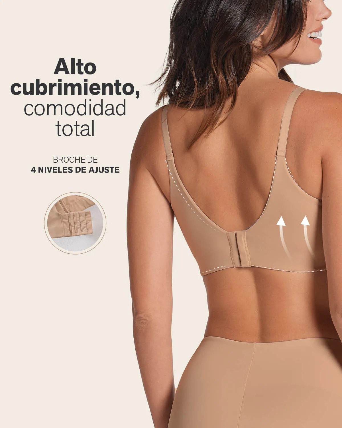 Back Smoothing Bra with Soft Full Coverage Cups