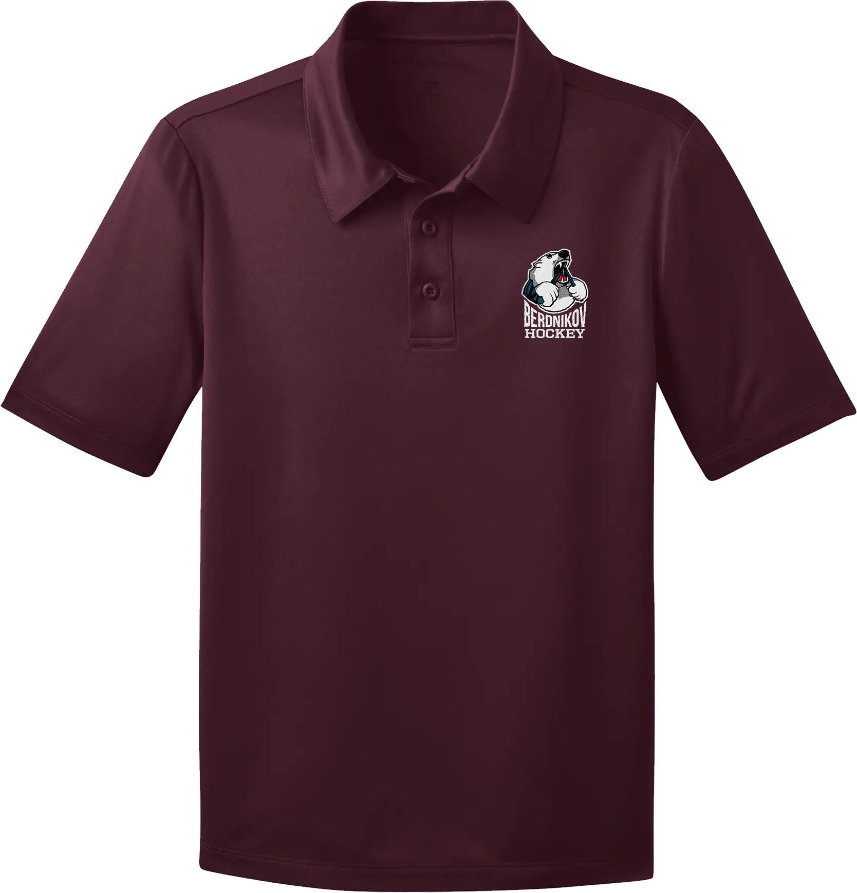 Berdnikov Bears Youth Silk Touch Performance Polo