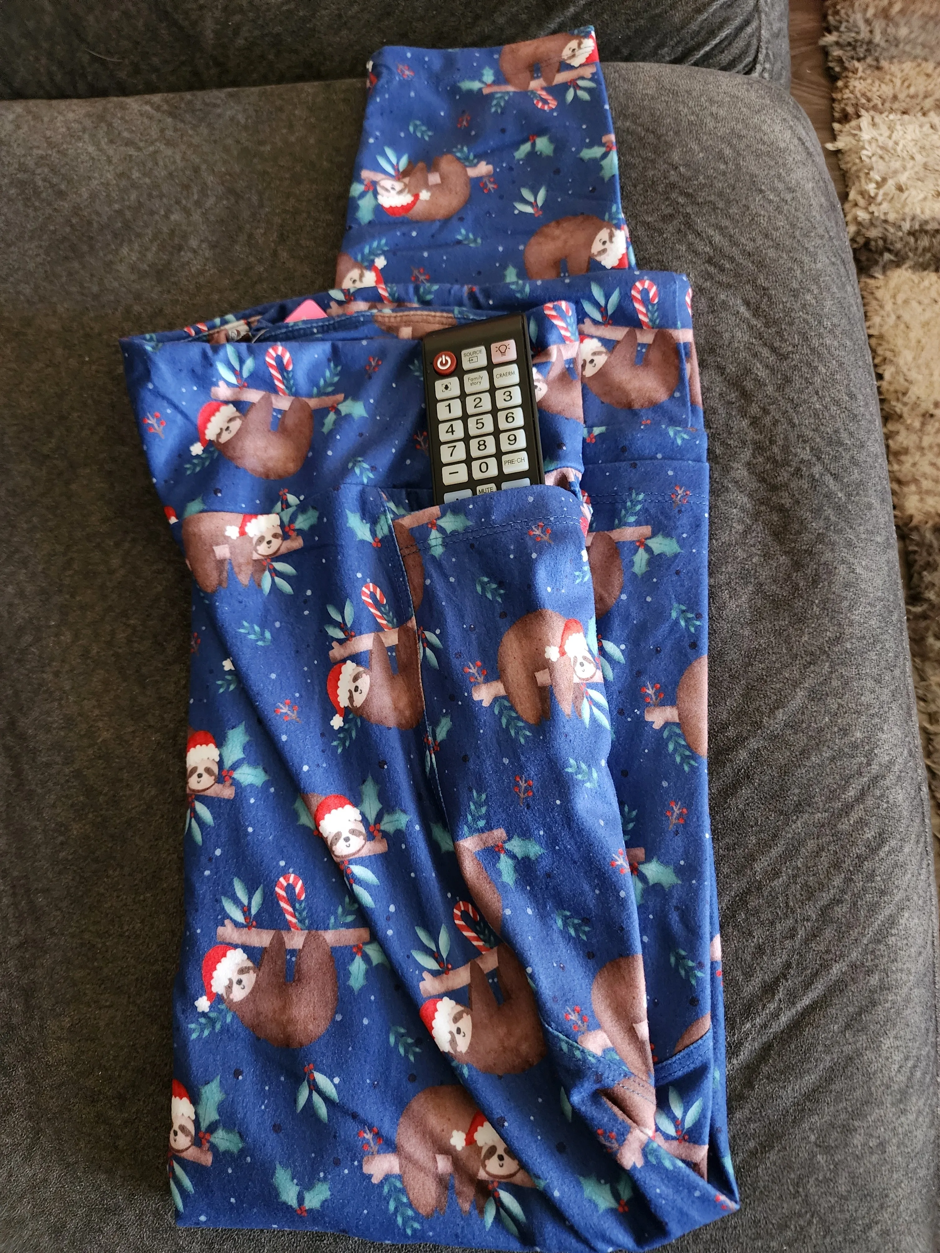 *Charlies Project Sloth Christmas Leggings