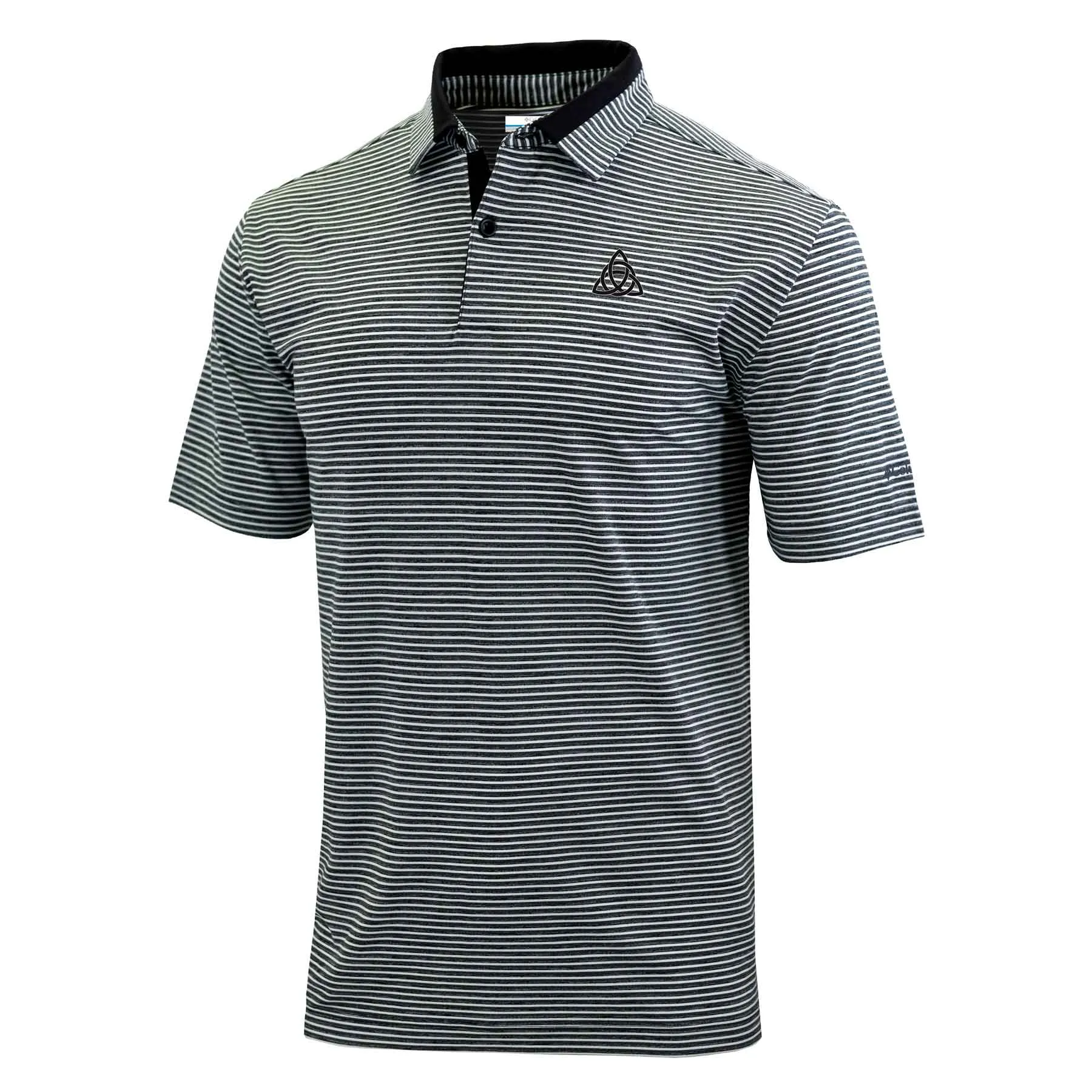 Columbia Omni-Wick Stroll Polo, Black Stripe