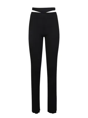 Cut out detail trousers