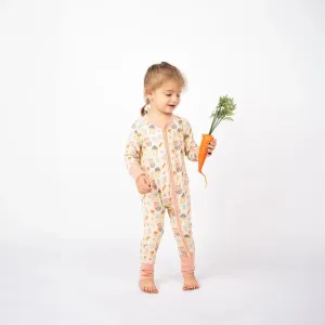 Easter Bamboo Baby Pajama - Egg Hunt, Convertible