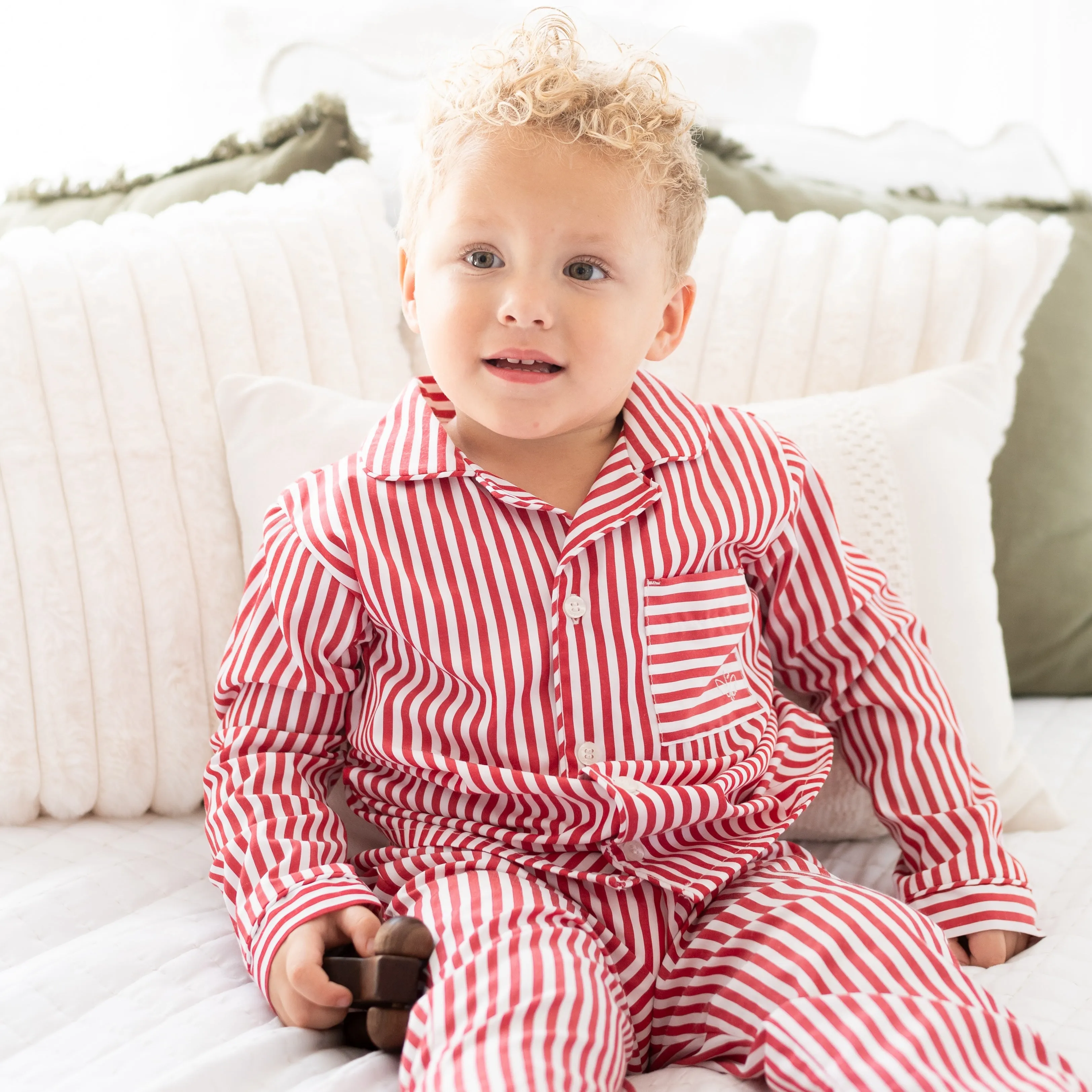 Finley Pajama Set - Candy Cane Stripe