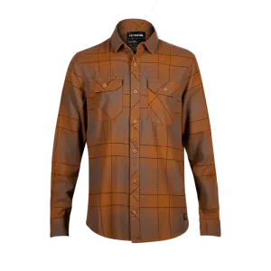 Fox Traildust Flannel Shirt Nutmeg Brown