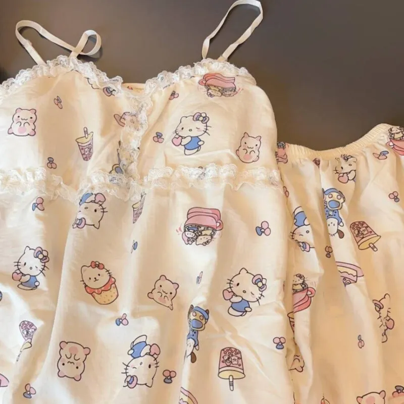 Ice Cream Kitty Pajamas KI470