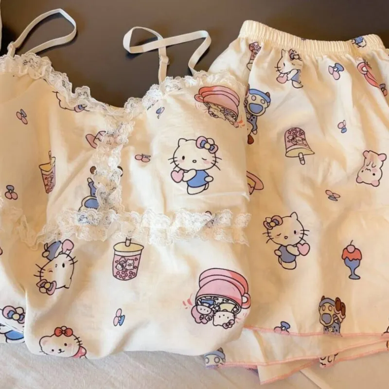 Ice Cream Kitty Pajamas KI470