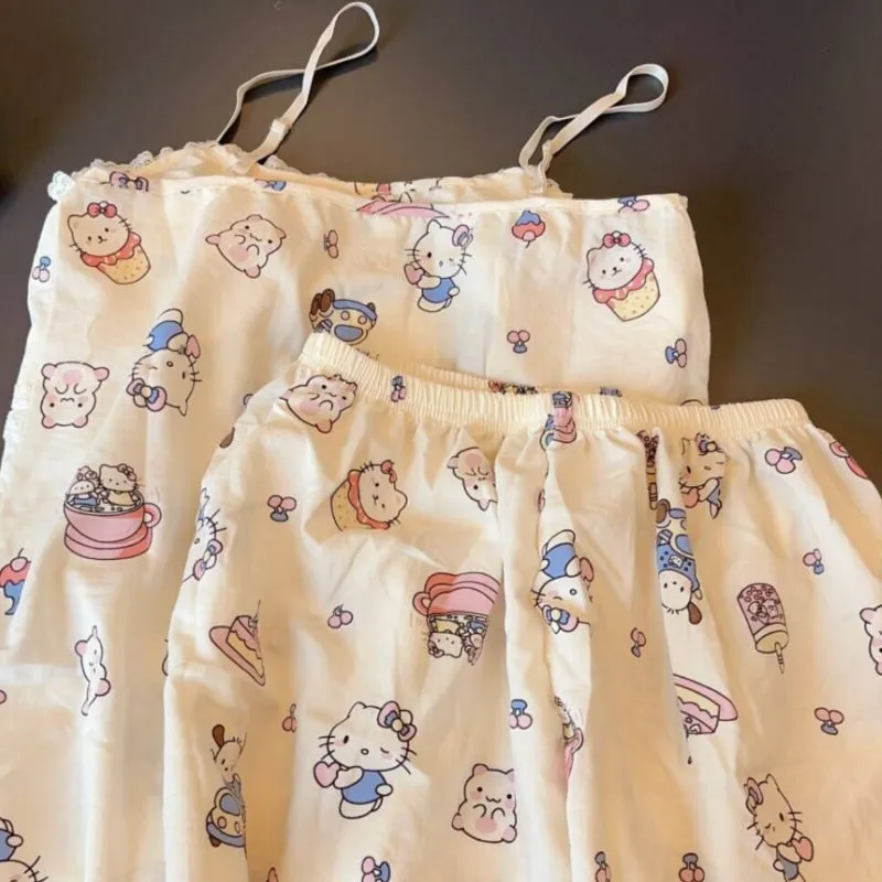 Ice Cream Kitty Pajamas KI470