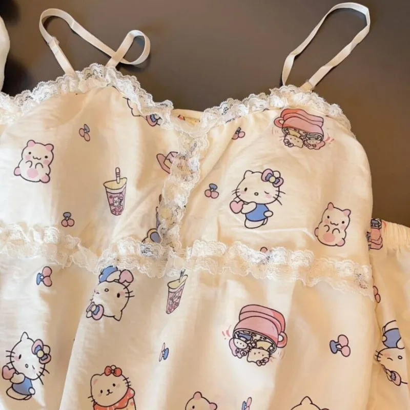 Ice Cream Kitty Pajamas KI470