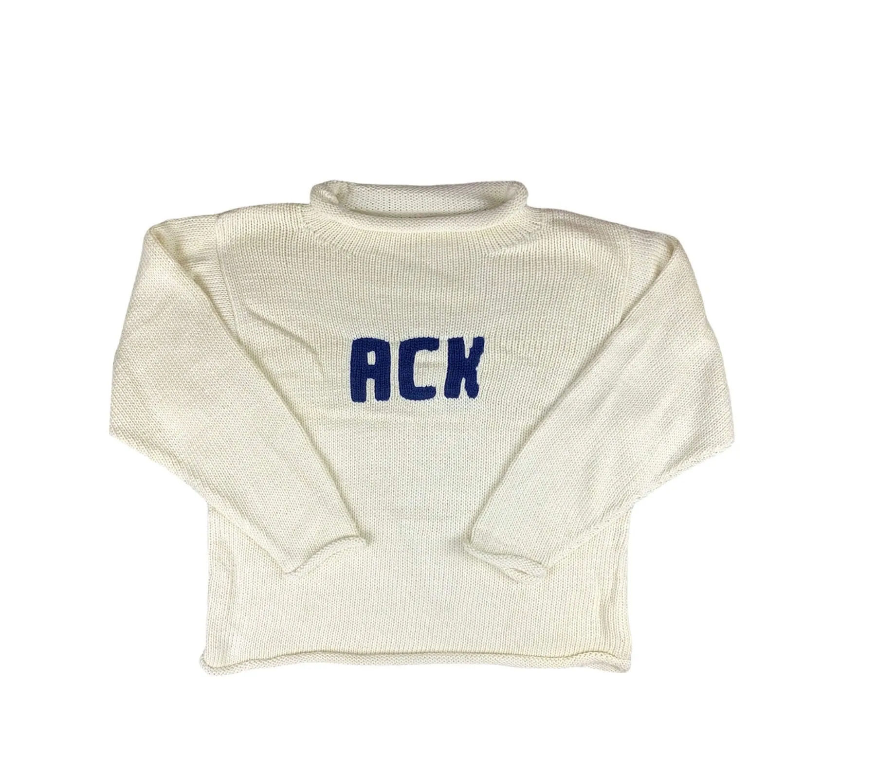 Ladies Ivory ACK Nantucket Sweater