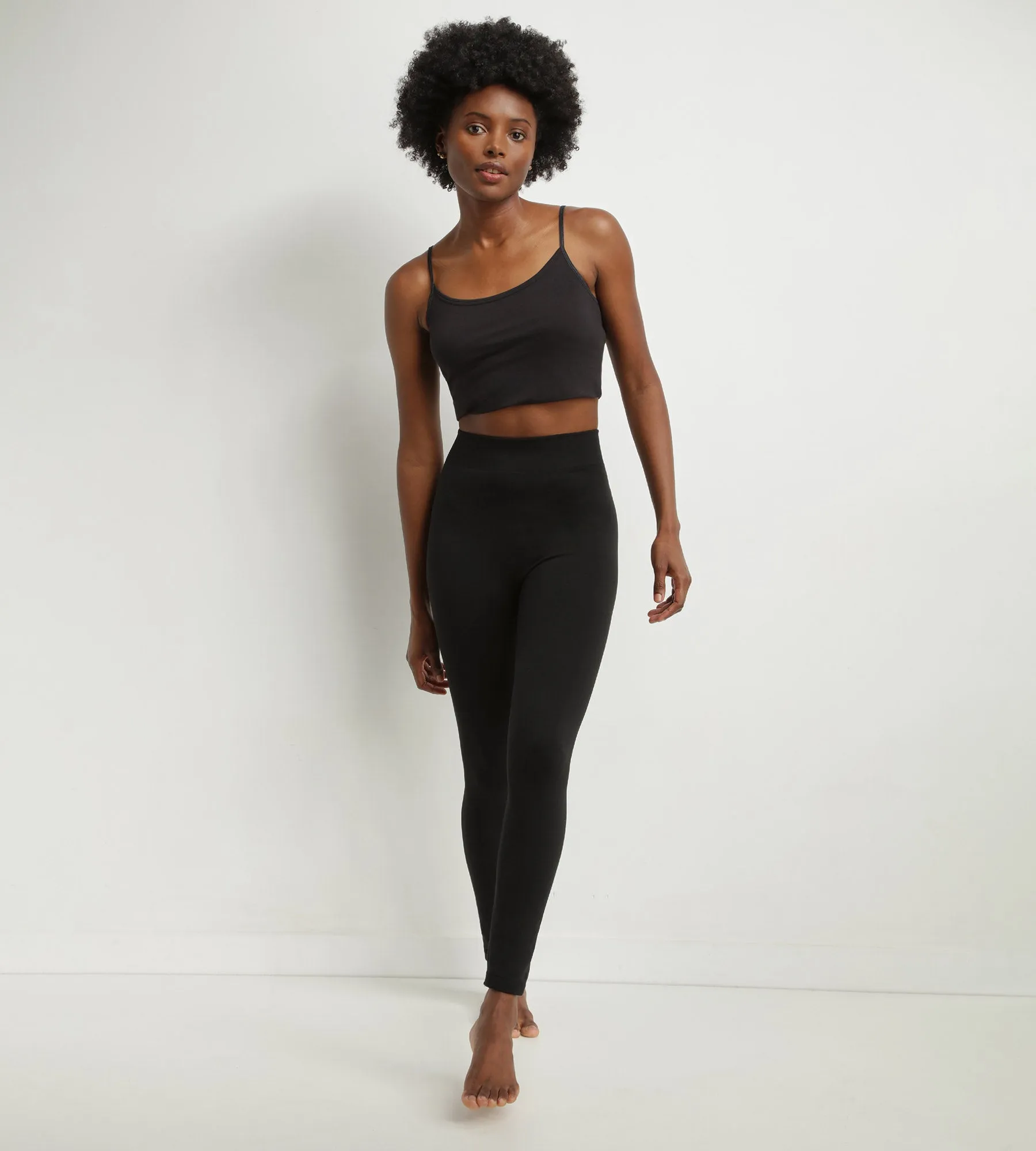 Legging thermal Noir pour femme avec intérieur polaire Dim Relax & Go