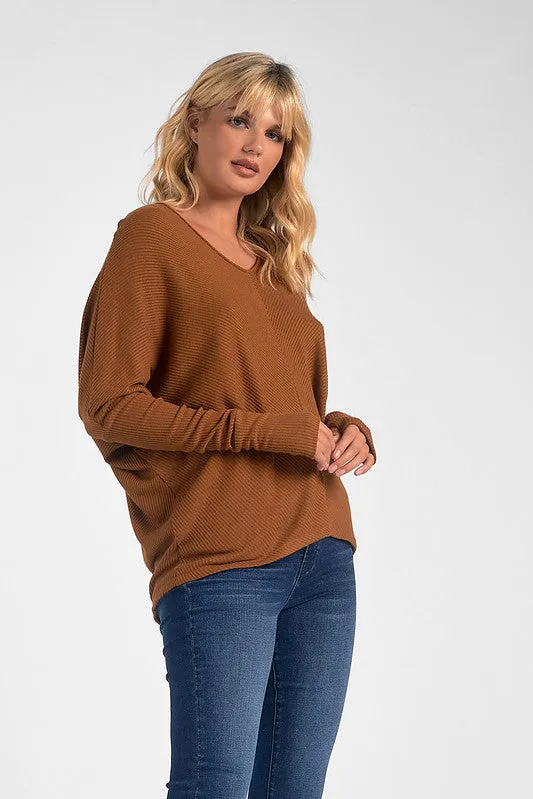 Long V Neck Sweater