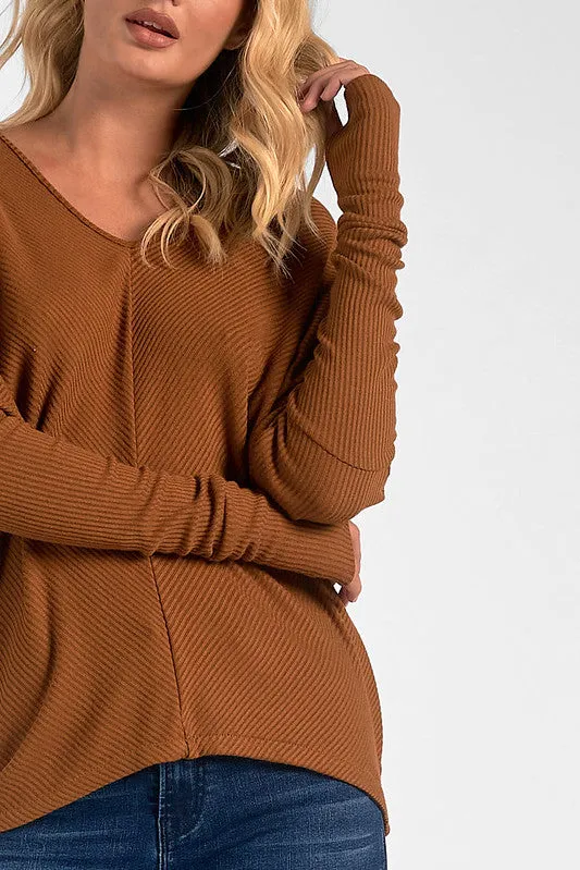 Long V Neck Sweater