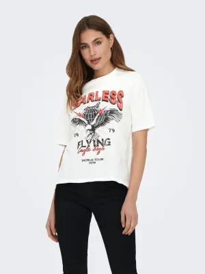 Lulu Boxy Tee - Cloud Dancer