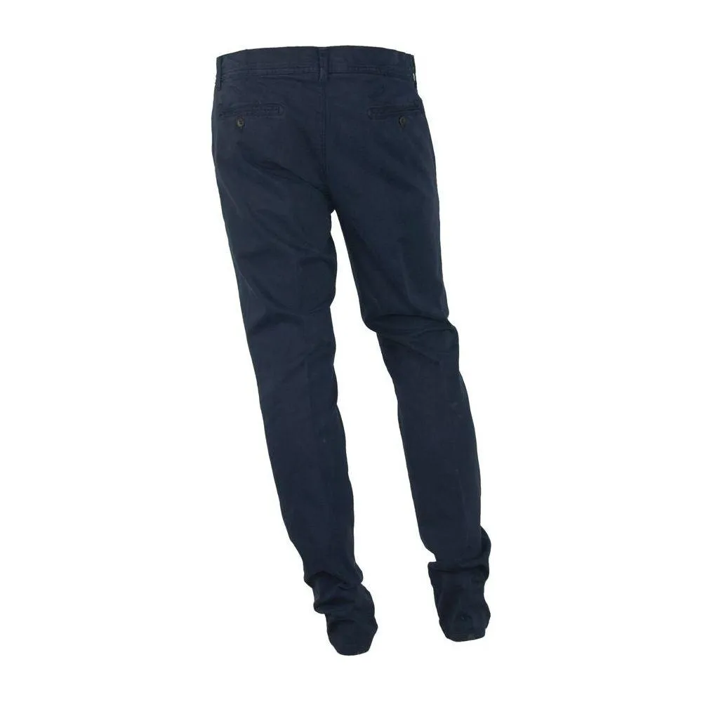 Made in Italy Elegant Blue Winter Trousers