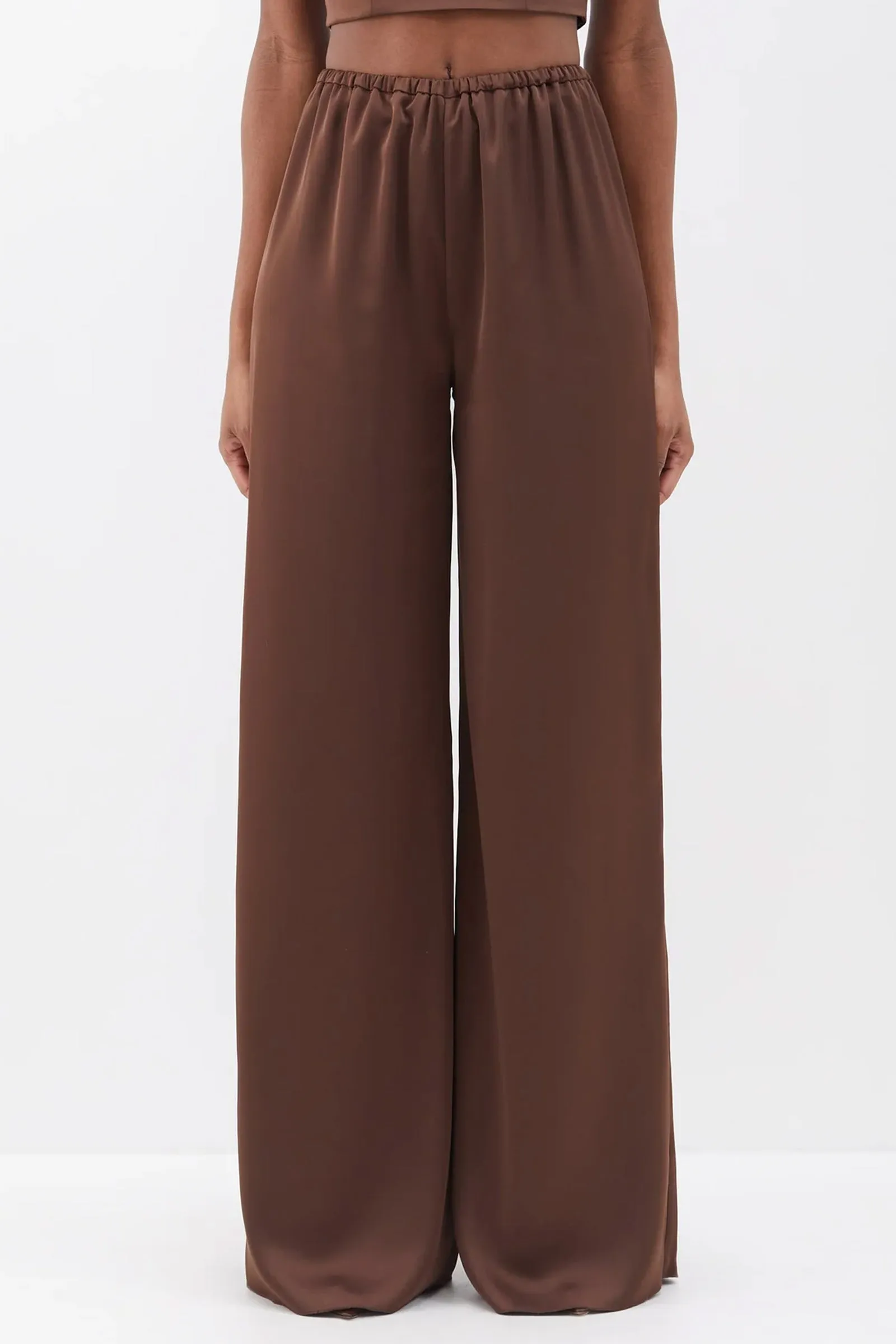 Mandrake Satin Wide-leg Trousers