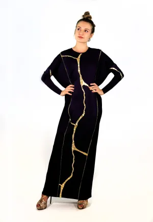 Misa Maxi Black Kintsugi