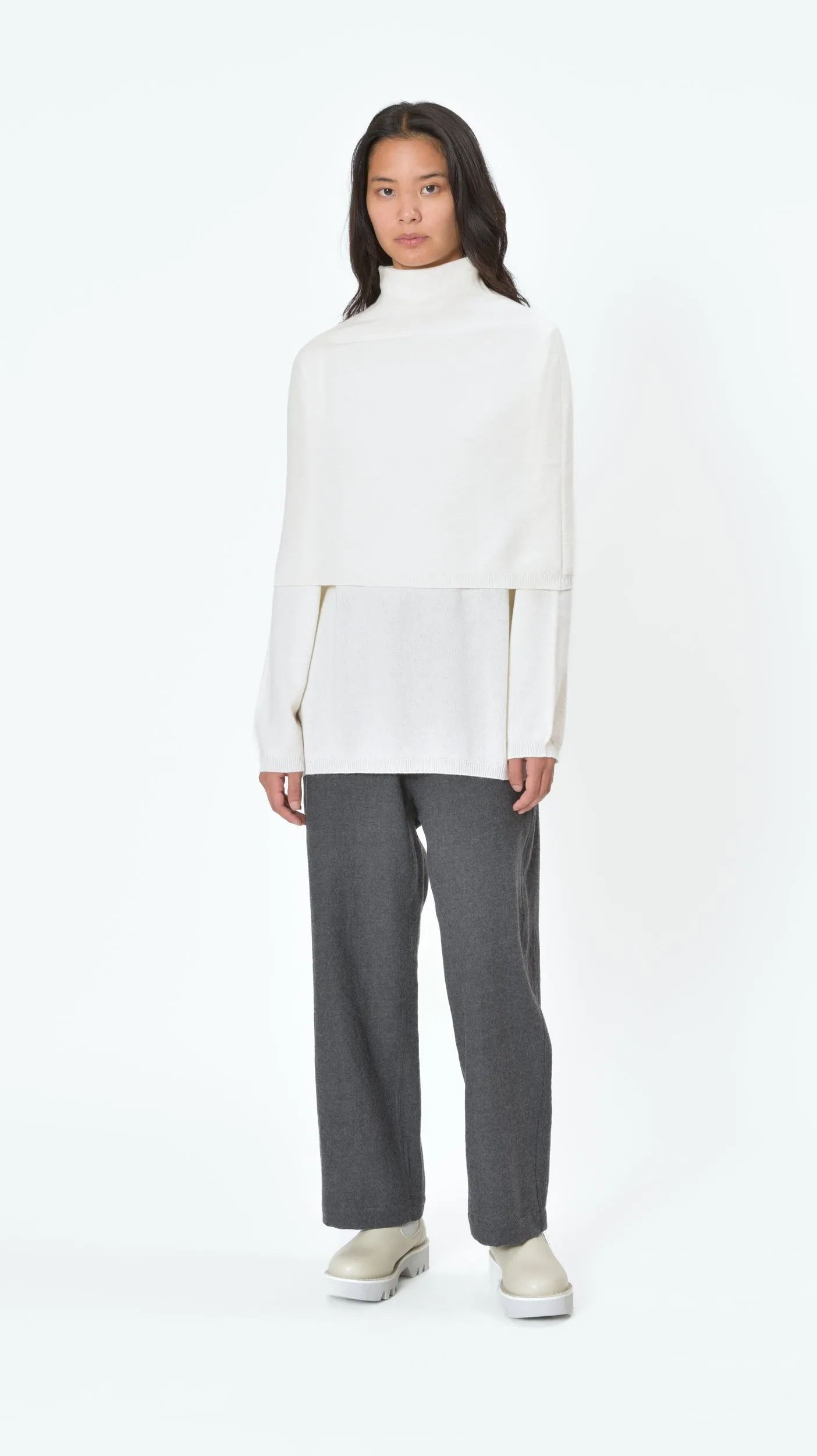 Mystic Cashmere Sweater in Off White