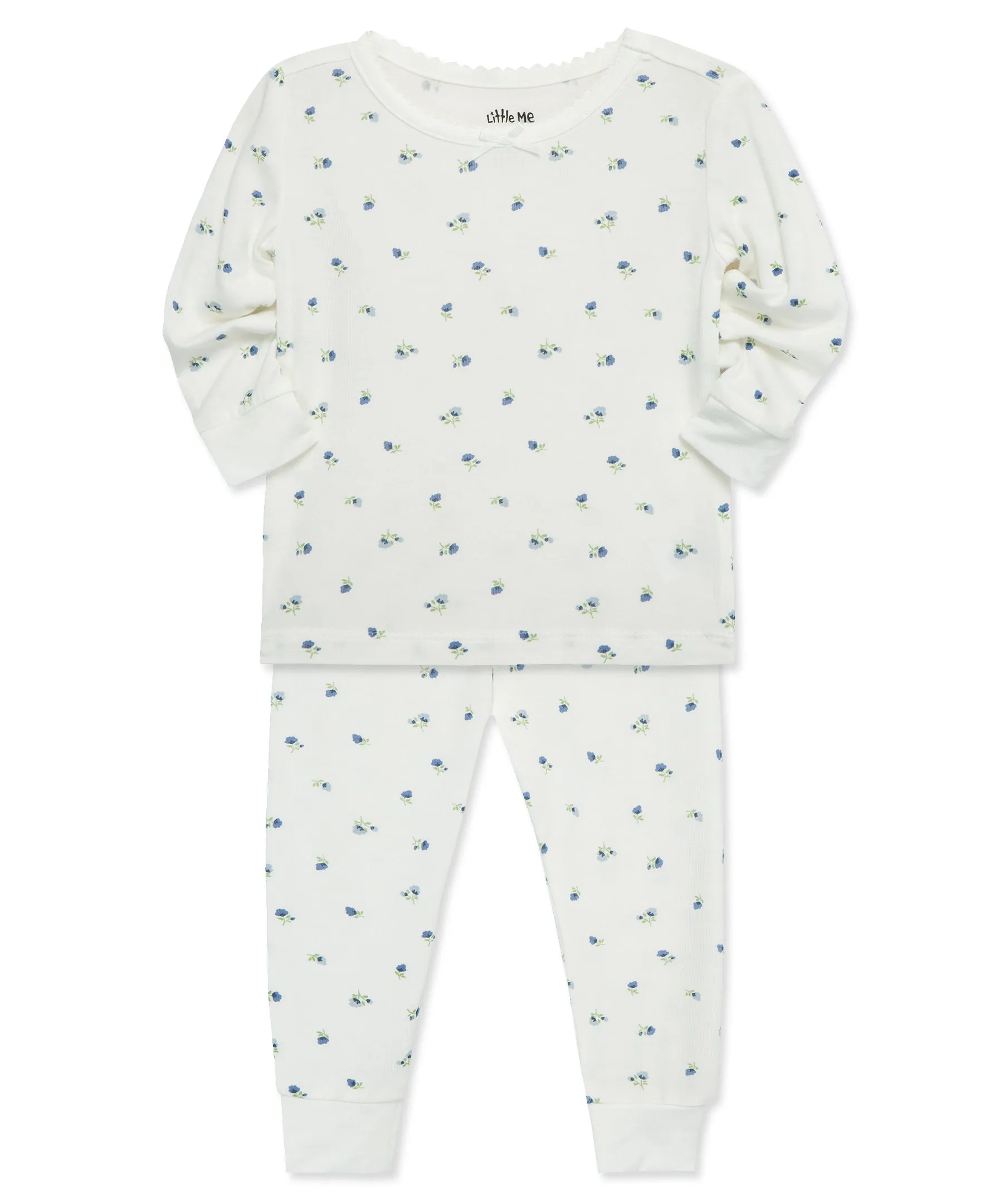 Patchwork 4-Piece Bamboo Pajama Set (12M-24M)