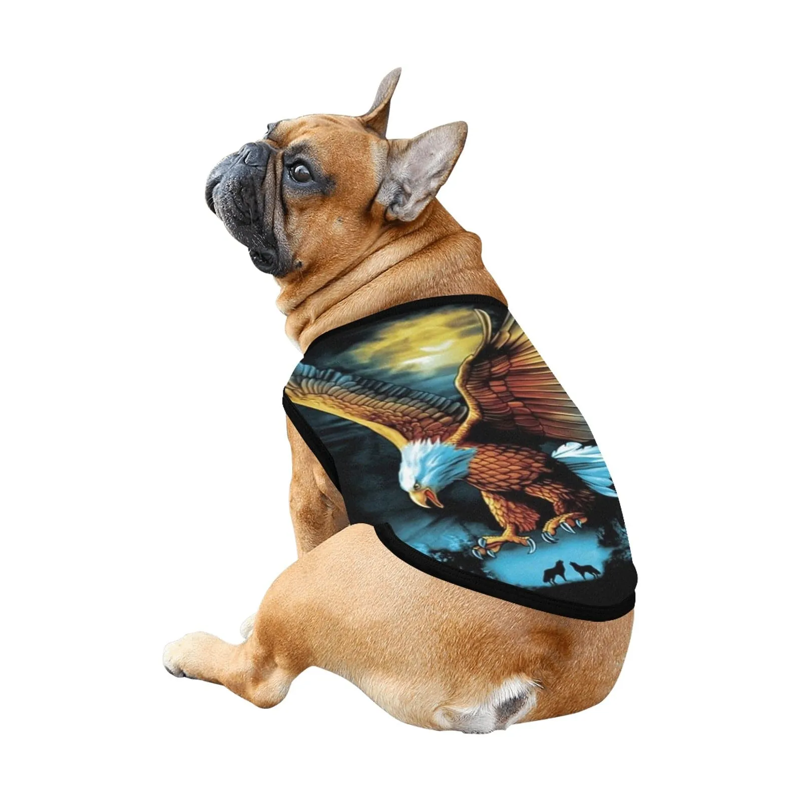 Personalized Flying Eagle Doggy Tank Top