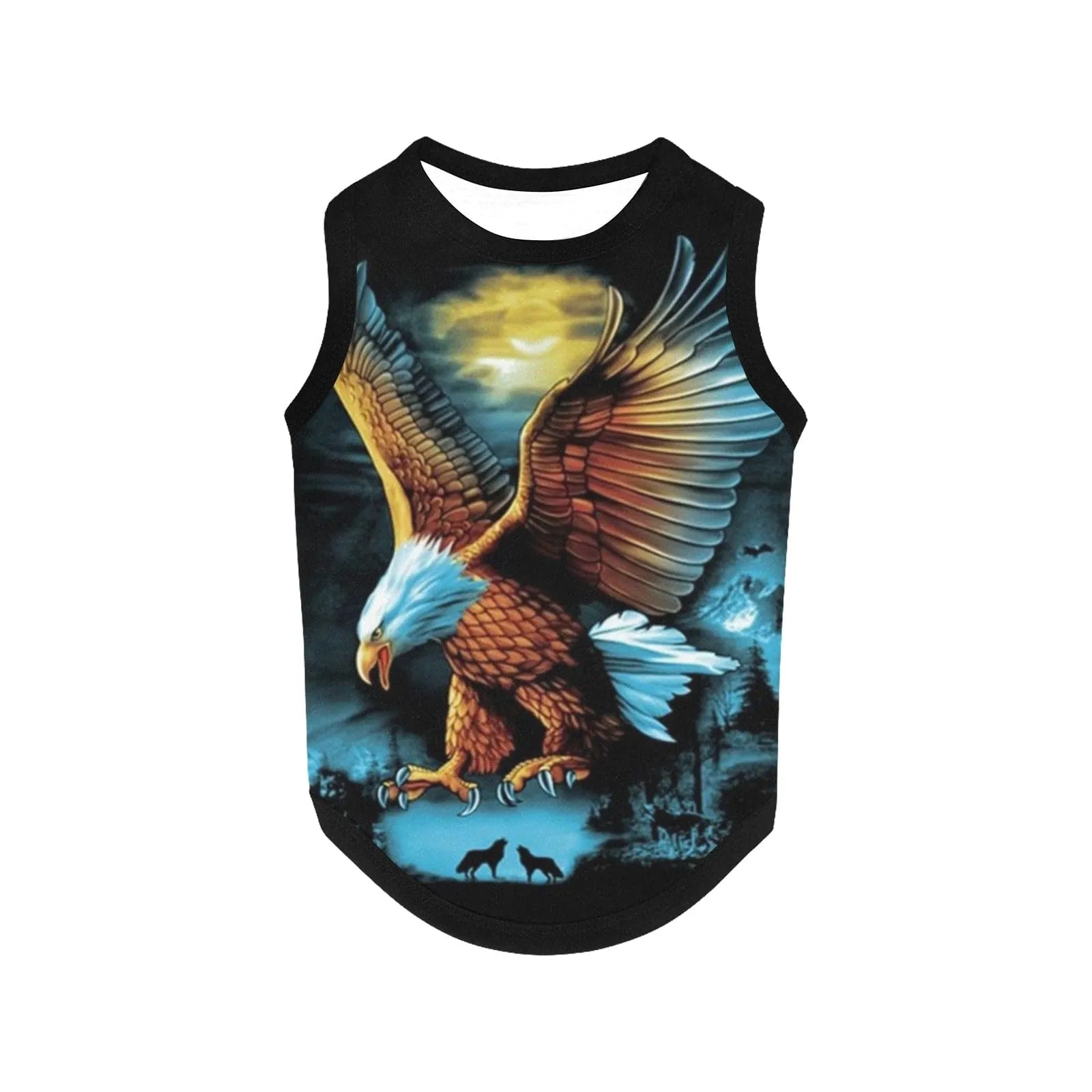 Personalized Flying Eagle Doggy Tank Top