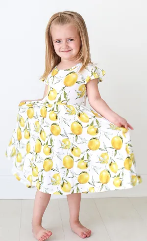 Posh Peanut Lemon Twirl Dress