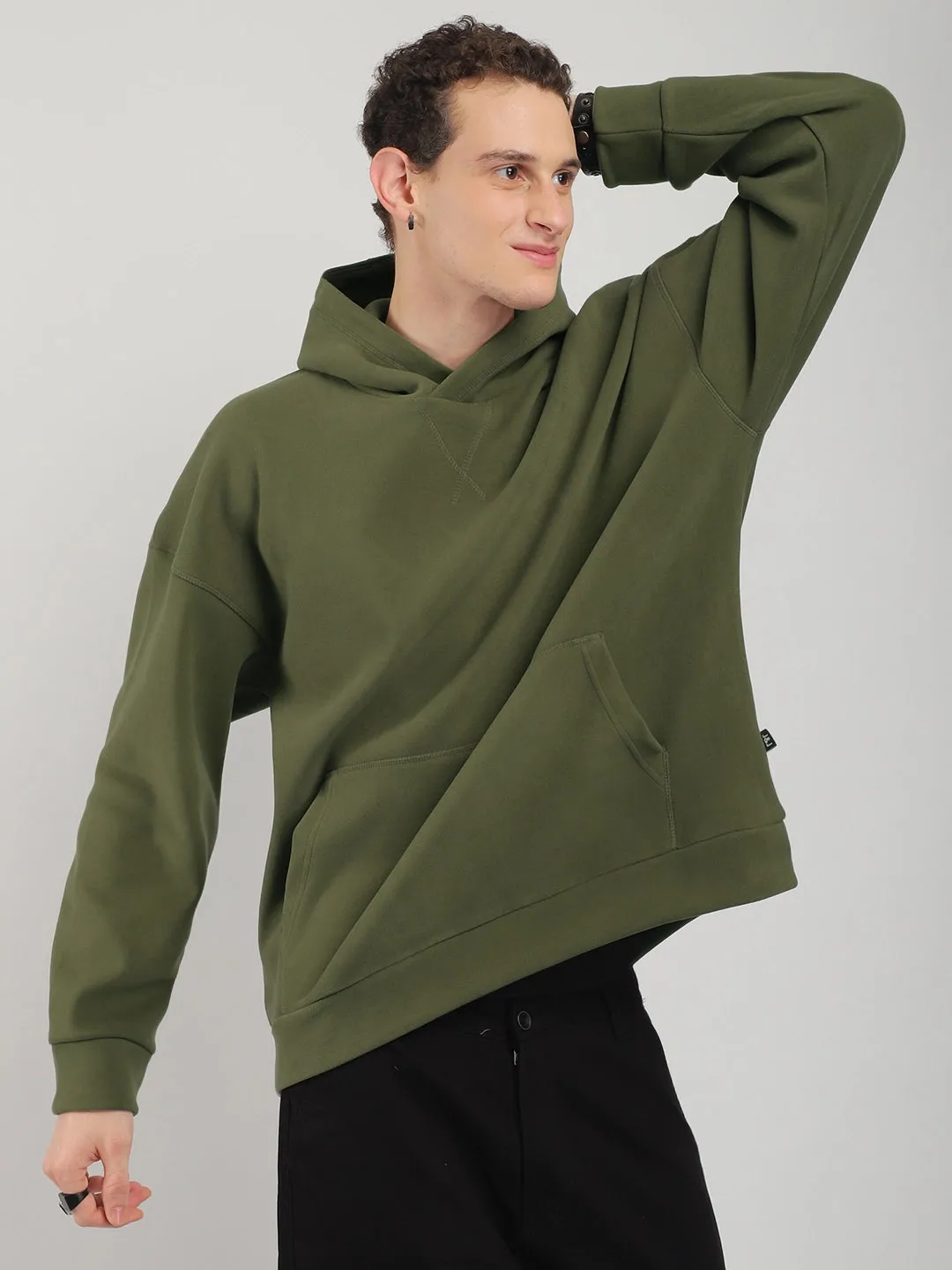 Savoy Streetwear Green Oversized Hoodie