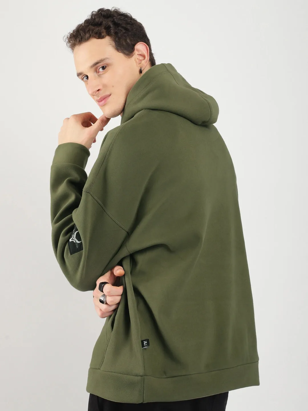 Savoy Streetwear Green Oversized Hoodie