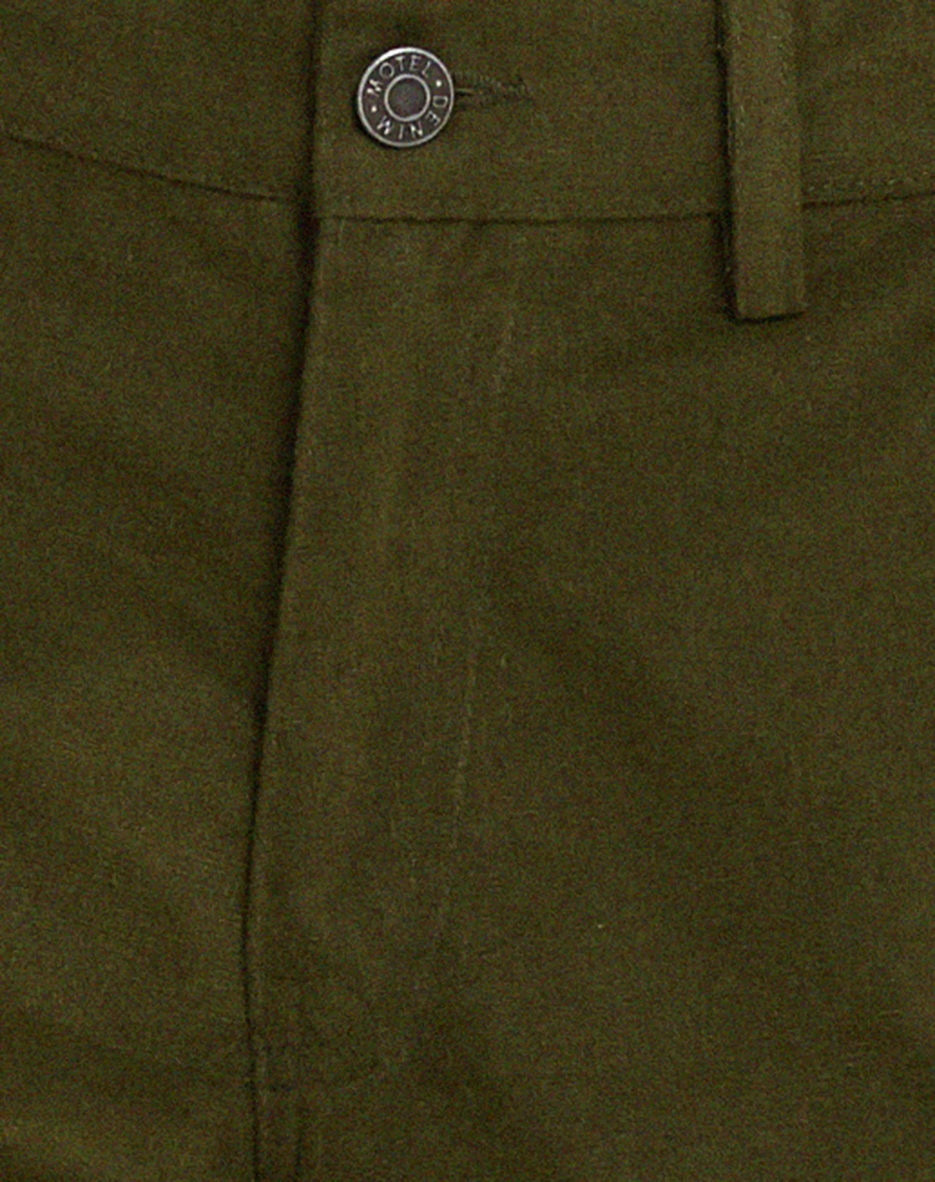 Shan Wide Leg Trouser in Dark Olive