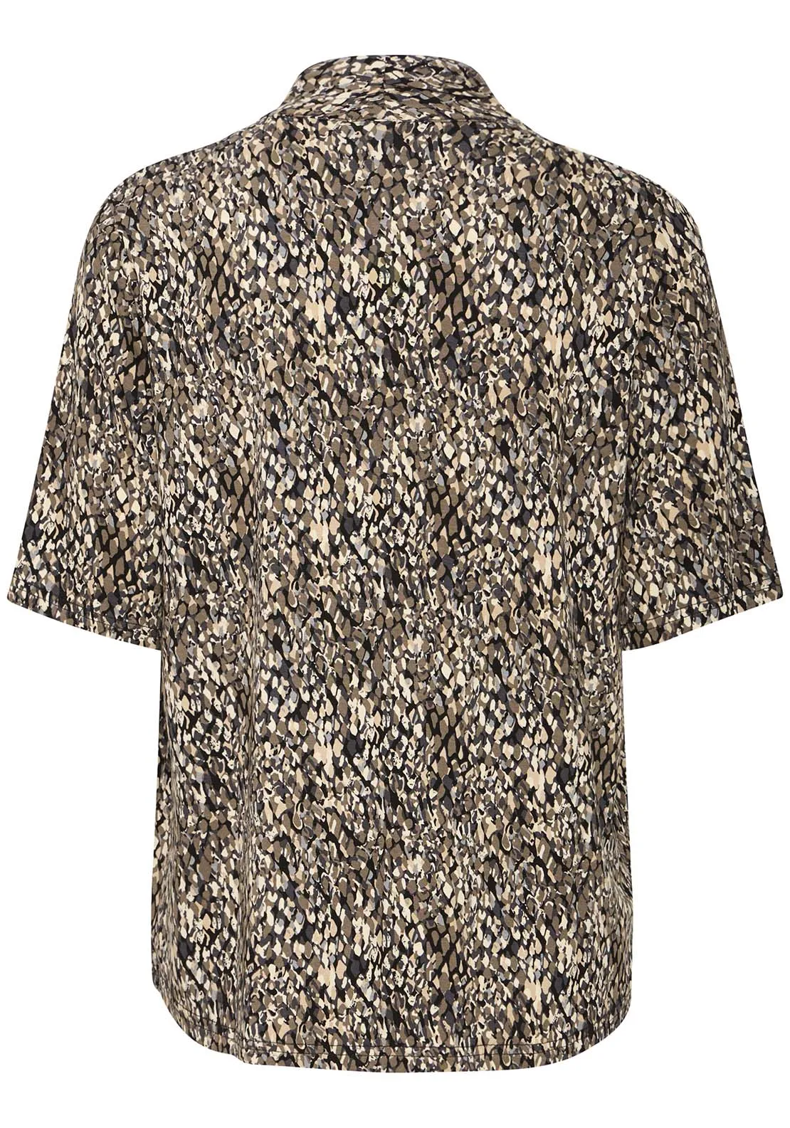 Short Sleeve T-Shirt - Walnut Aop Ao24 01d