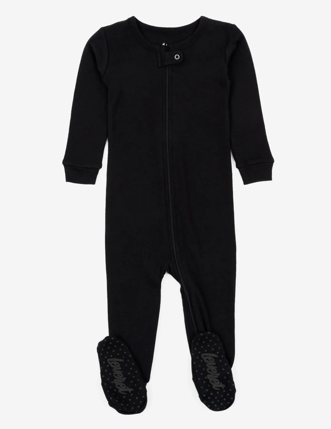 Solid Color Neutral Footed Pajamas