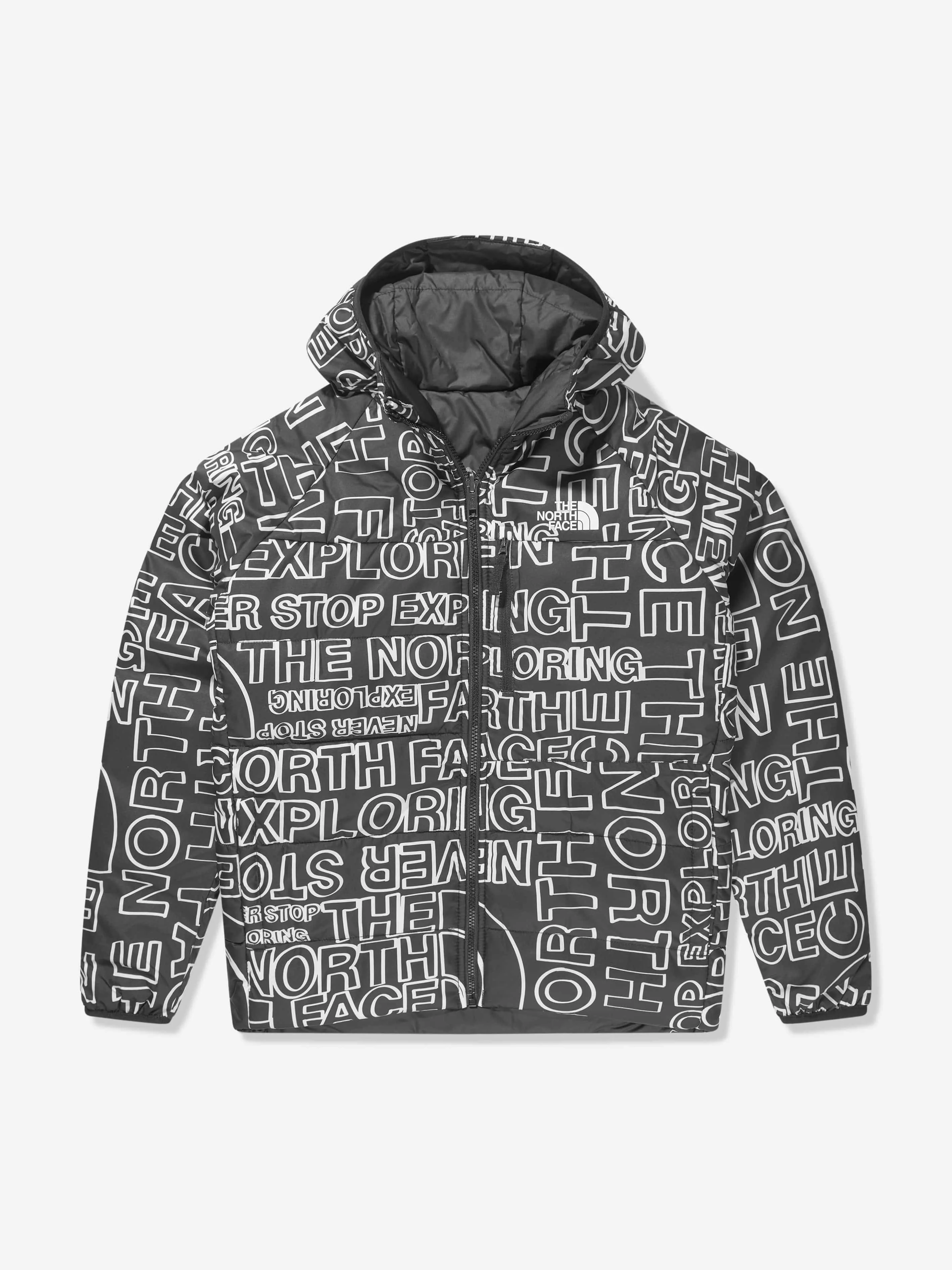 The North Face Boys Reversible Perrito Jacket in Black