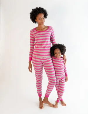 Women's Berry & Chime Stripes Pajamas