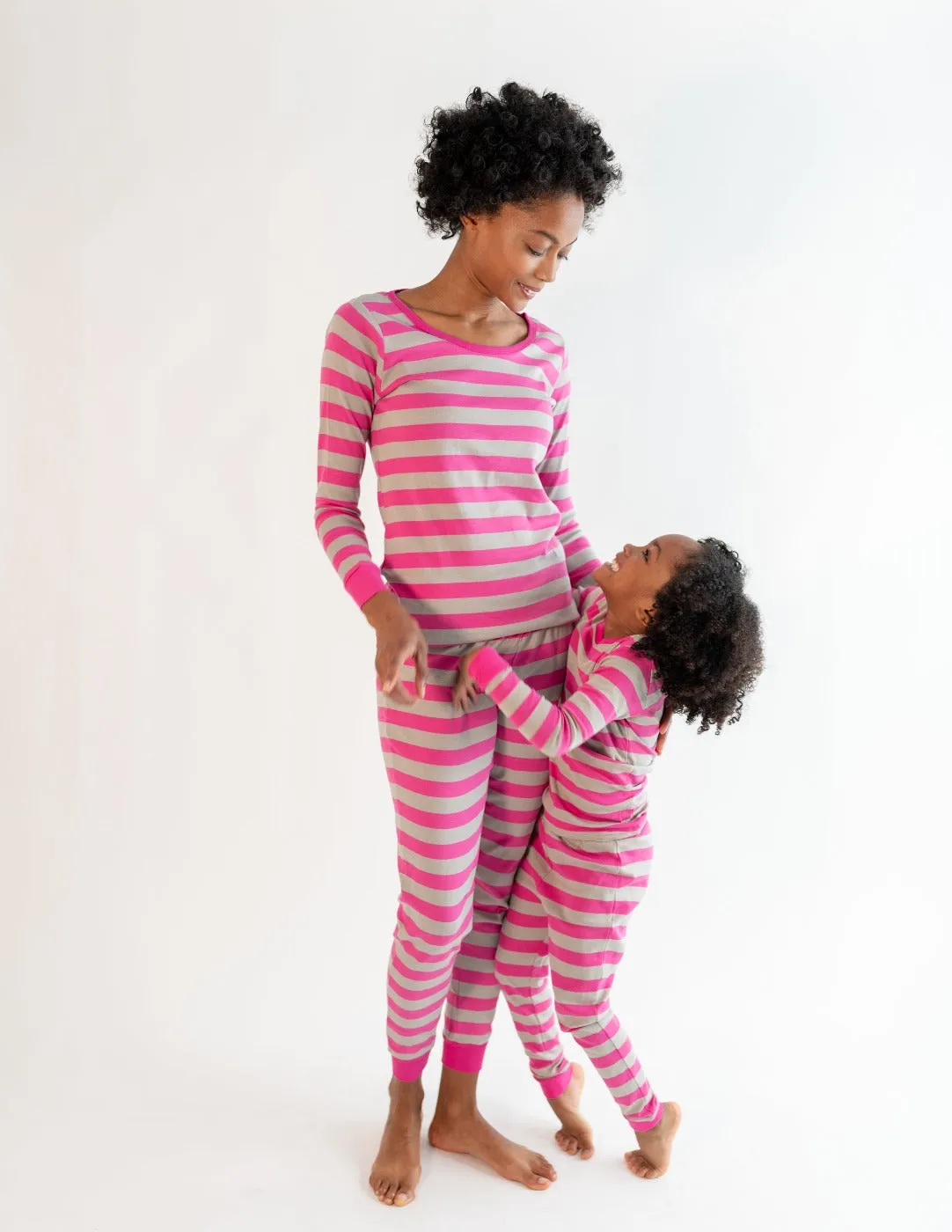 Women's Berry & Chime Stripes Pajamas