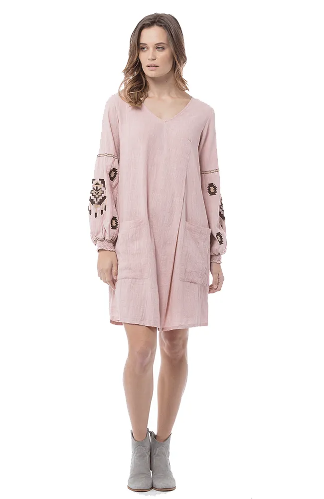 Women's Comfortable Rose Dress - Heidi Dress