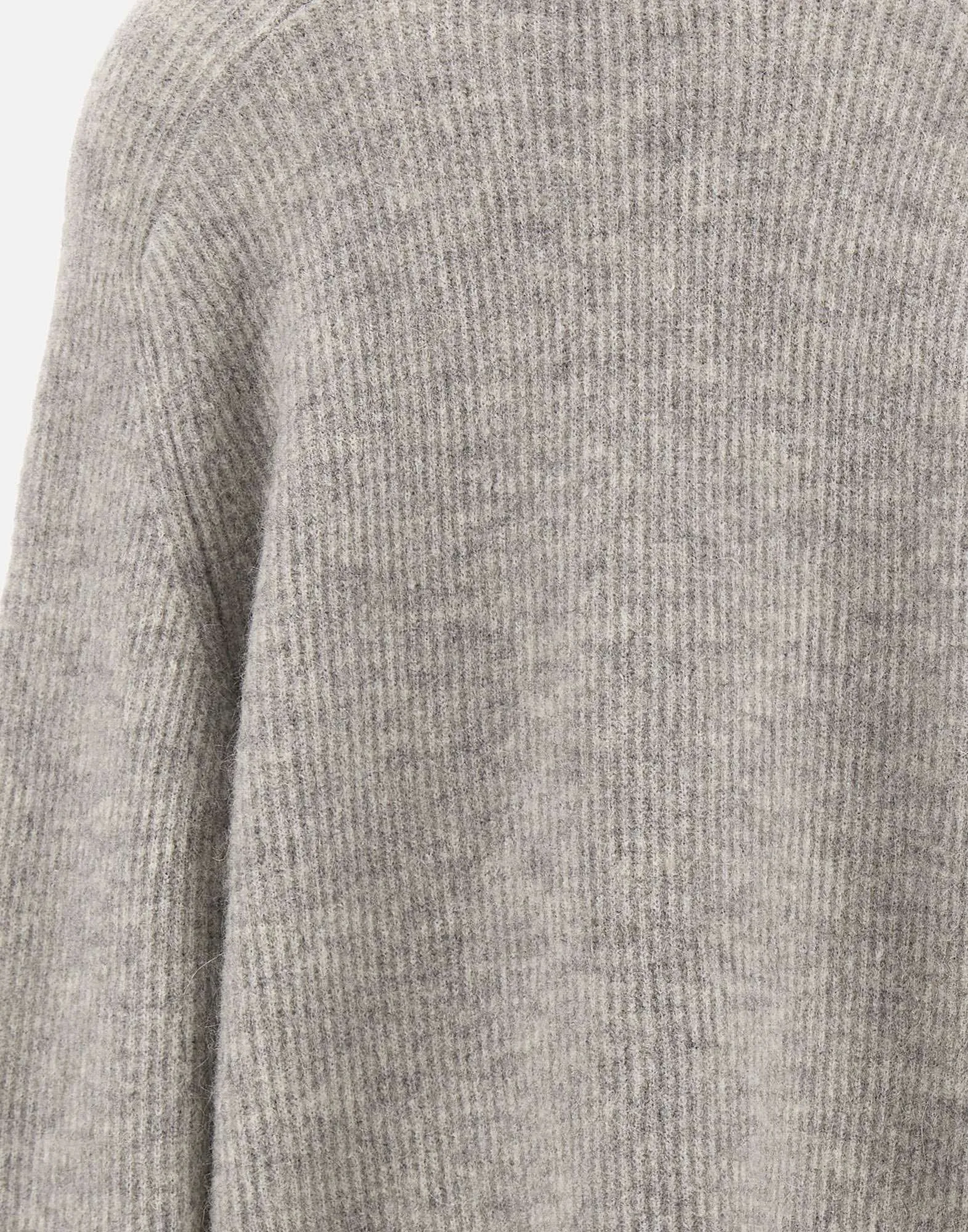 Wool Alpaca Oversized Turtleneck Sweater